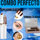 COMBO BELLEZA Depilador de Eléctrico Recargable mas Sombras de Cejas